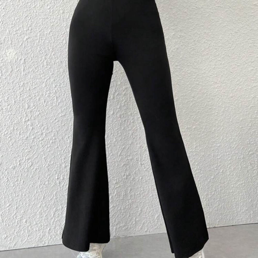 SHEIN Black Flare Pants/Leggings - Picture 2 of 11
